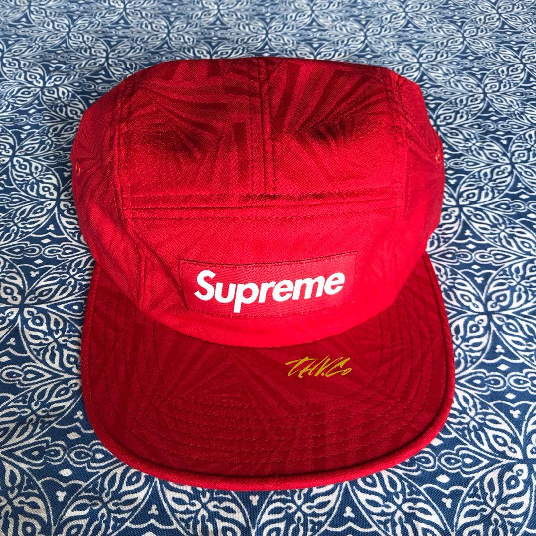 Supreme Geometric Camp Cap Red Men s Fashion Watches