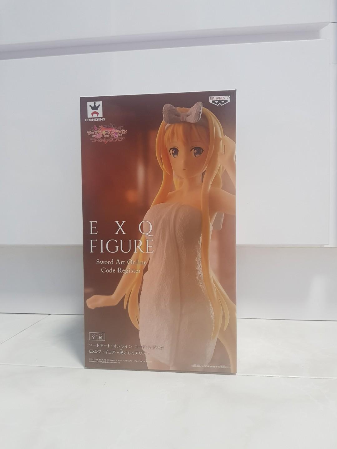 Banpresto Sword Art Online code register EXQ figure Yukemuri Alice japan limited