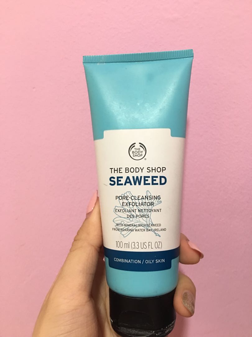 the body shop seaweed pore cleansing exfoliator