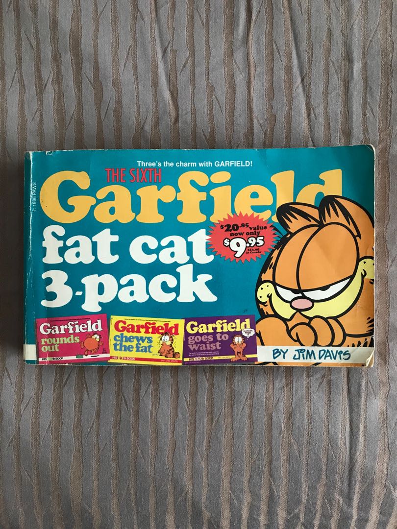 The Sixth Garfield Fat Cat 3 Pack By Jim Davis Books Stationery