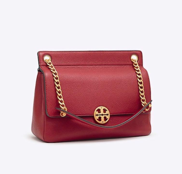 tory burch chelsea flap convertible leather shoulder bag