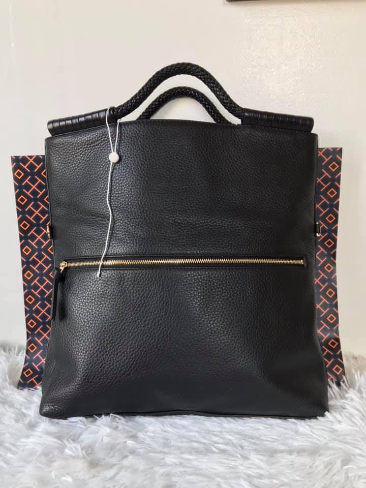 Tory Burch Taylor Convertible Fold Over Crossbody Black Luxury Bags Wallets on Carousell