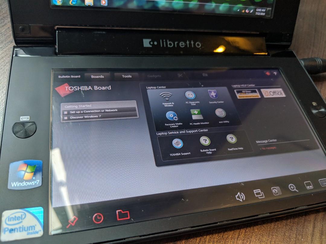 Toshiba Libretto W100 Dual Screen Laptop Electronics Computers Laptops On Carousell Toshiba Libretto W100 Dual Screen Laptop Electronics Computers Laptops On Carousell