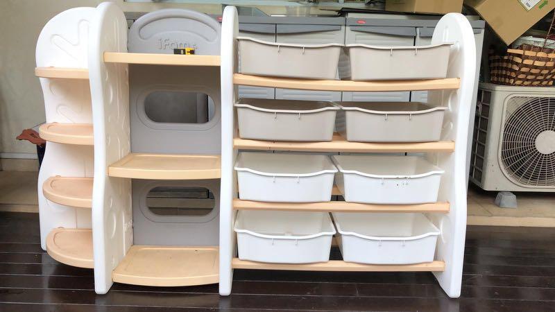 Used Ifam Toy Organizer Bookshelf With Extension Korea