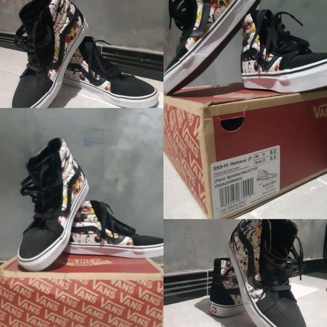 vans paint splatter sk8 hi