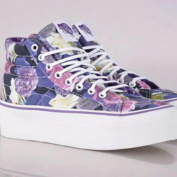vans with roses mens