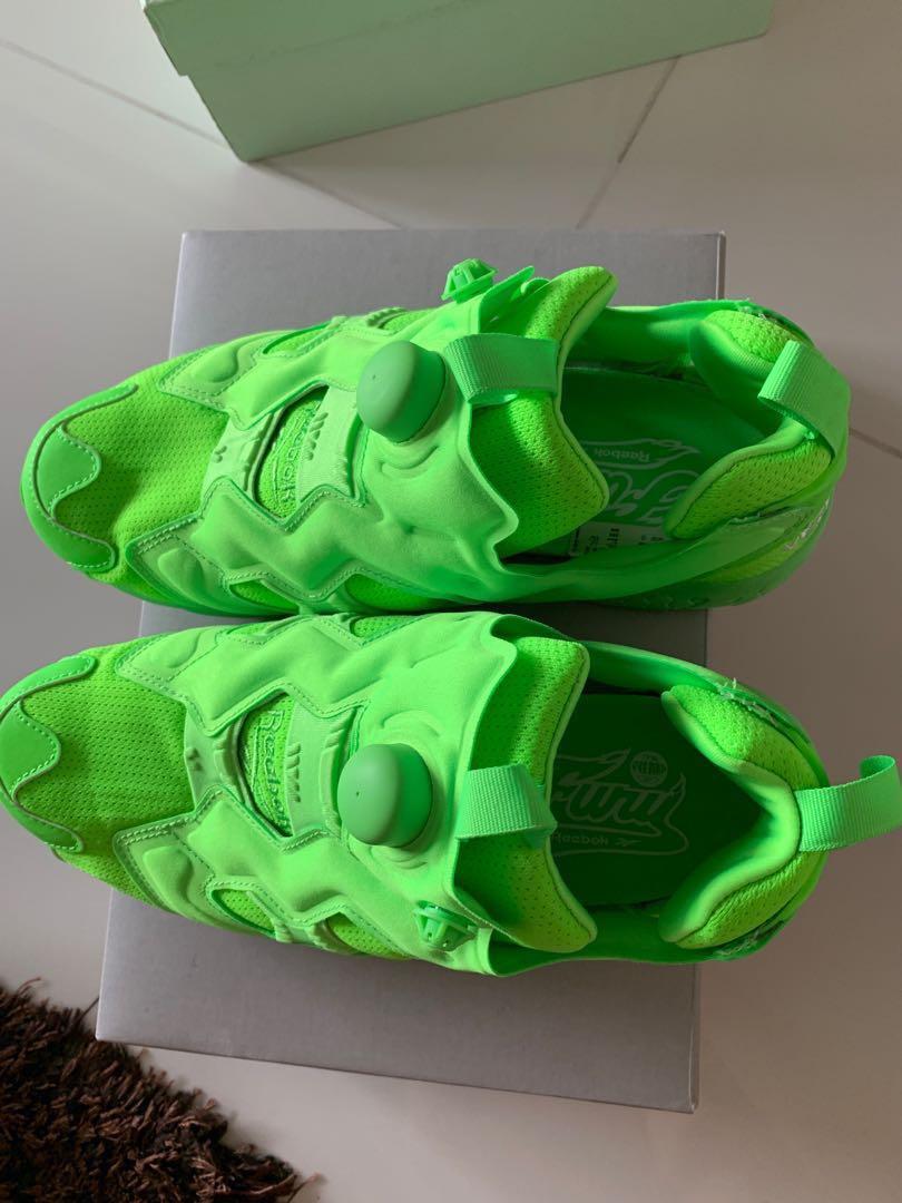 Vetements reebok green hot sale