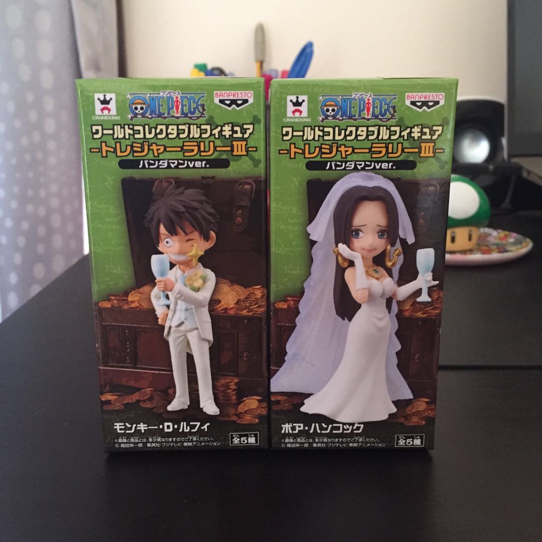 Wcf One Piece Treasure Rally Vol3 Bride Luffy And Boa Hancock Hobbies And Toys Collectibles 3962