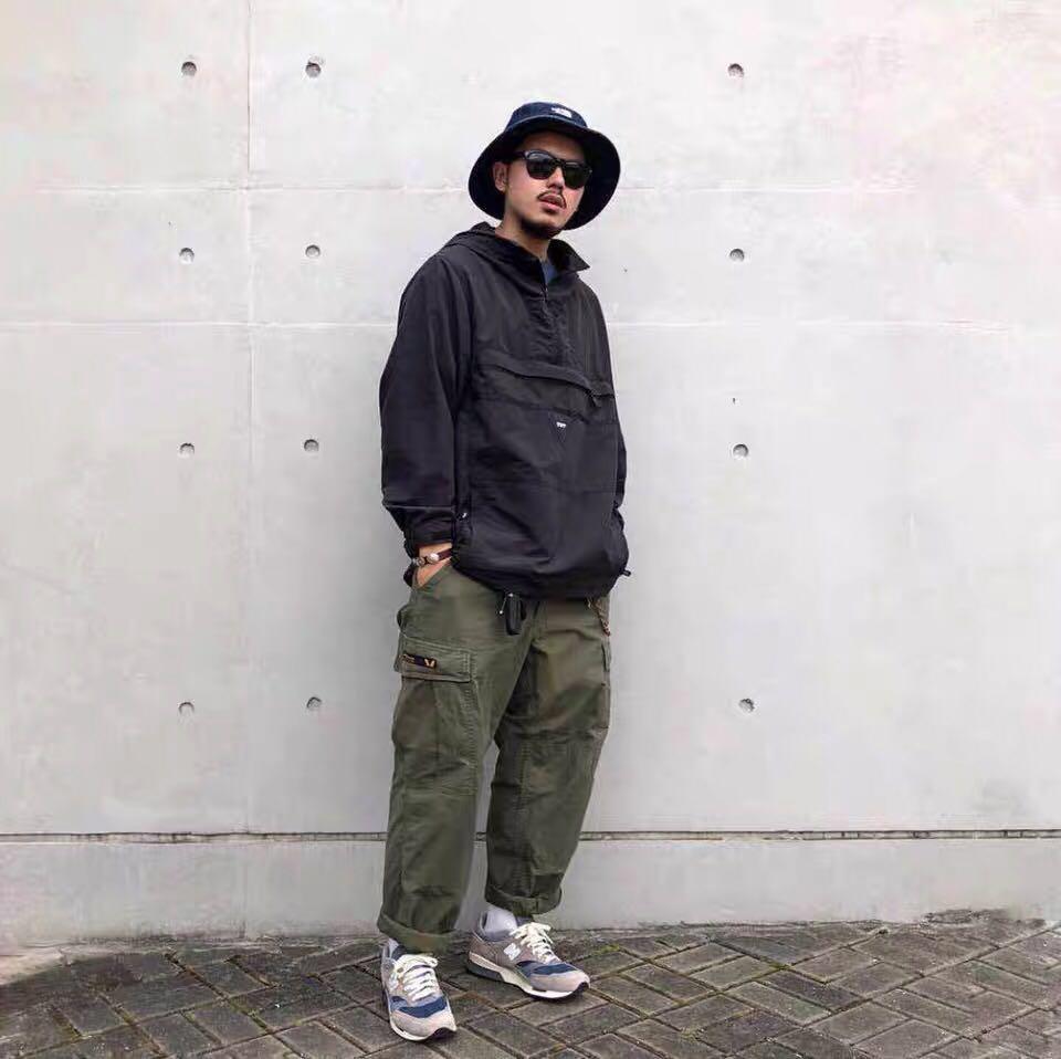 WTAPS SBS/JACKET.NYLON.TUSSAH XL 04 套頭半拉鏈外套, 男裝, 外套及