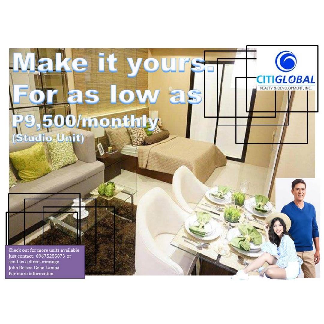 15 Sqm Studio Type Unit With Or Without Interior Design Looking