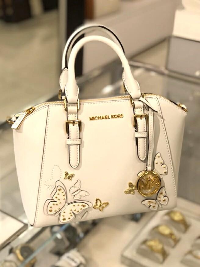MICHAEL KORS Outlet: Michael Eliza bag in coated fabric - Geranium | MICHAEL  KORS tote bags 30S3SZAT7V online at GIGLIO.COM