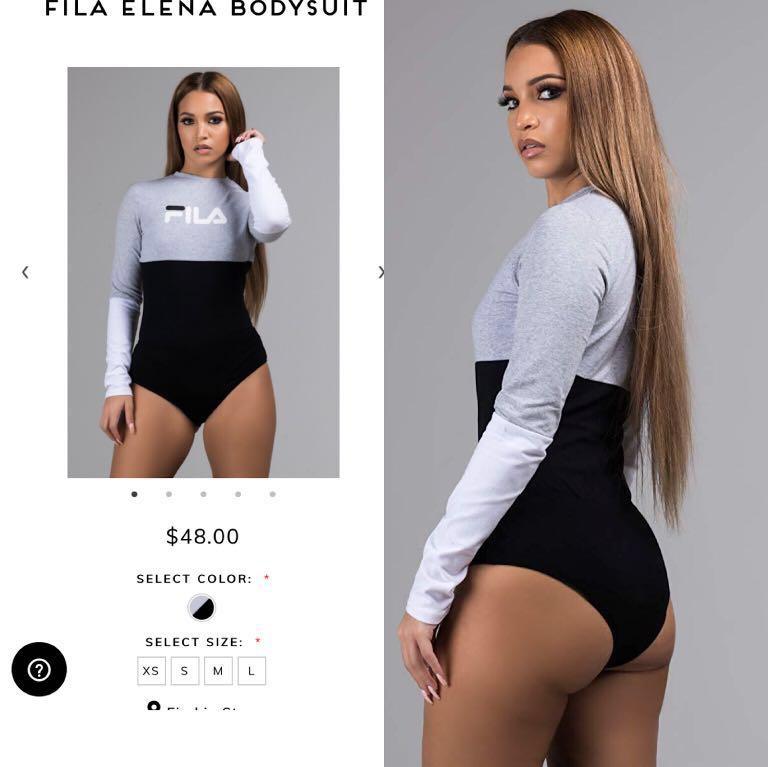Fila ringer bodysuit sales
