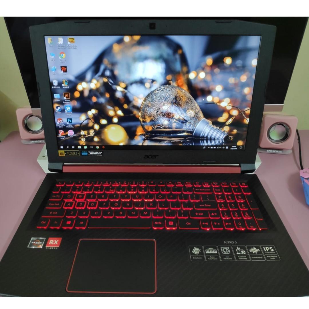 99 新2個月新機 電競筆電acer Nitro 5 食機lol Cs Go 無難度手提電腦電腦電競rgb 電子產品 電腦 平板電腦 Carousell