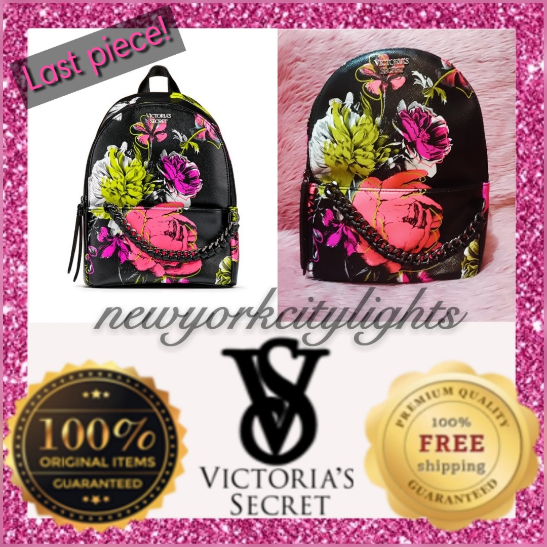 Victoria secret floral outlet backpack
