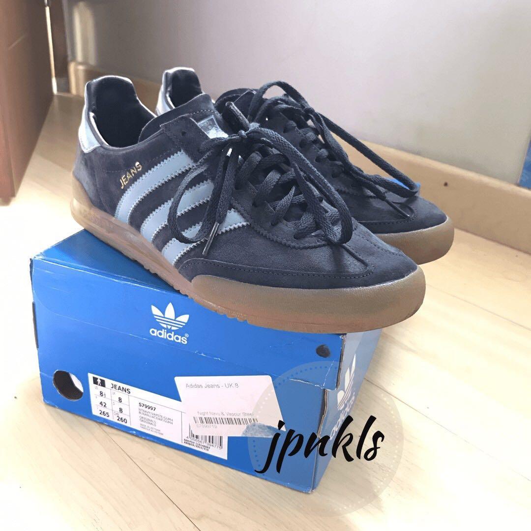 adidas jeans navy blue