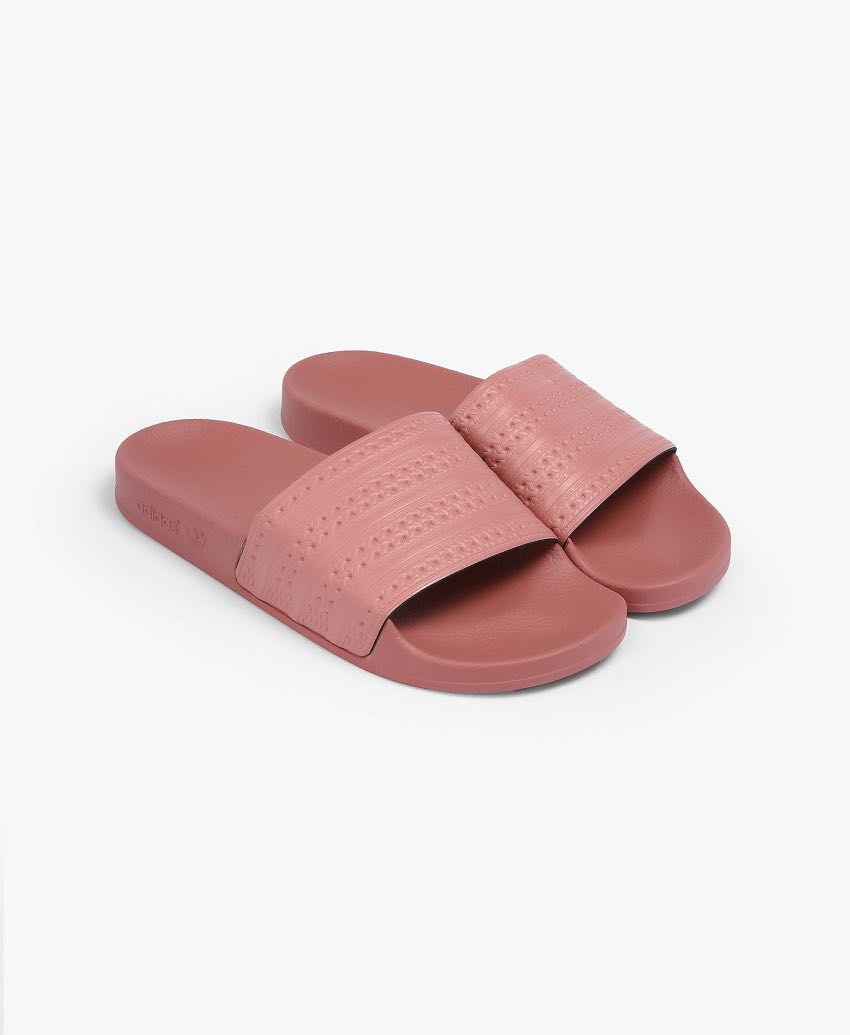 adidas ash pink slides
