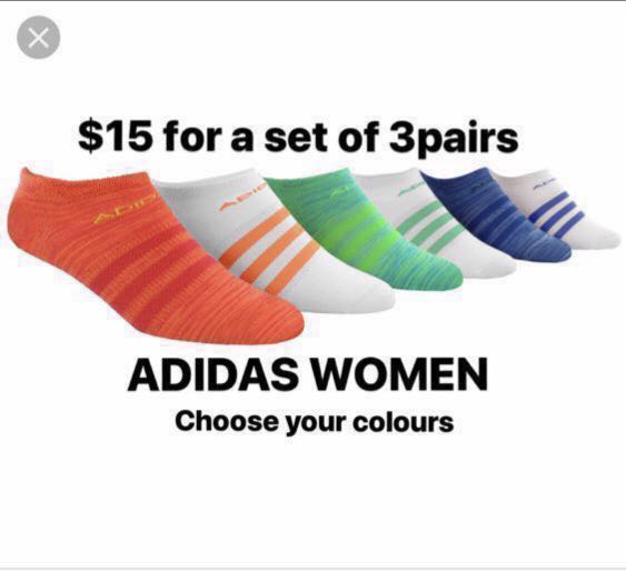 adidas socks front logo