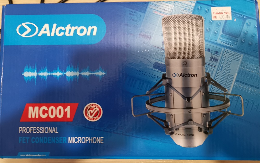 Alctron MC001 Professional FET Condenser Microphone, Audio, Portable