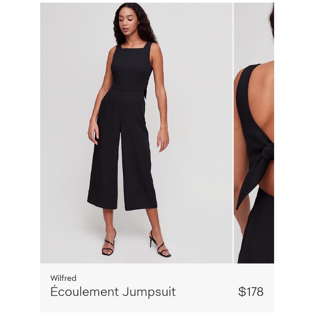 Aritzia black jumpsuit deals
