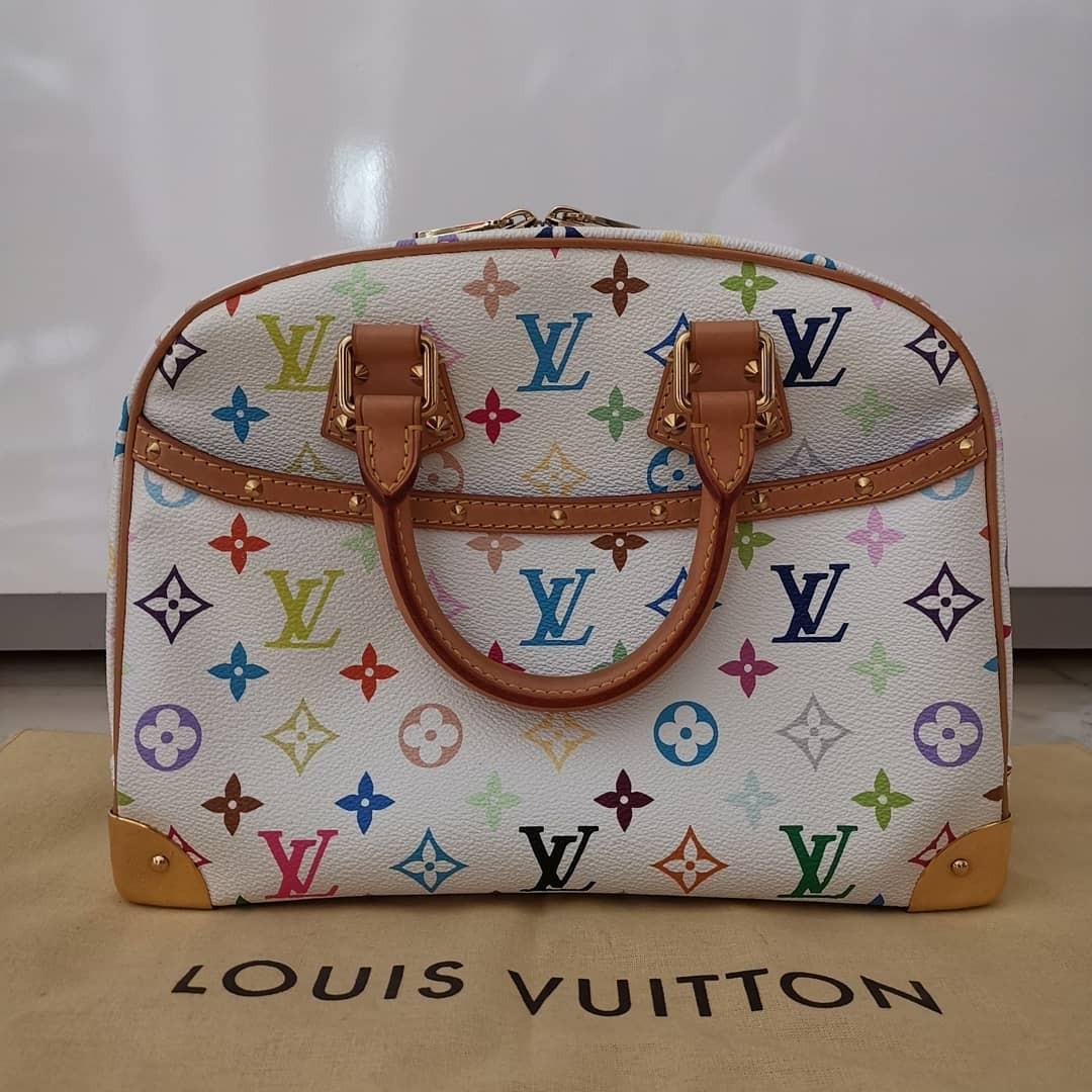 Louis vuitton best sale multicolor trouville white