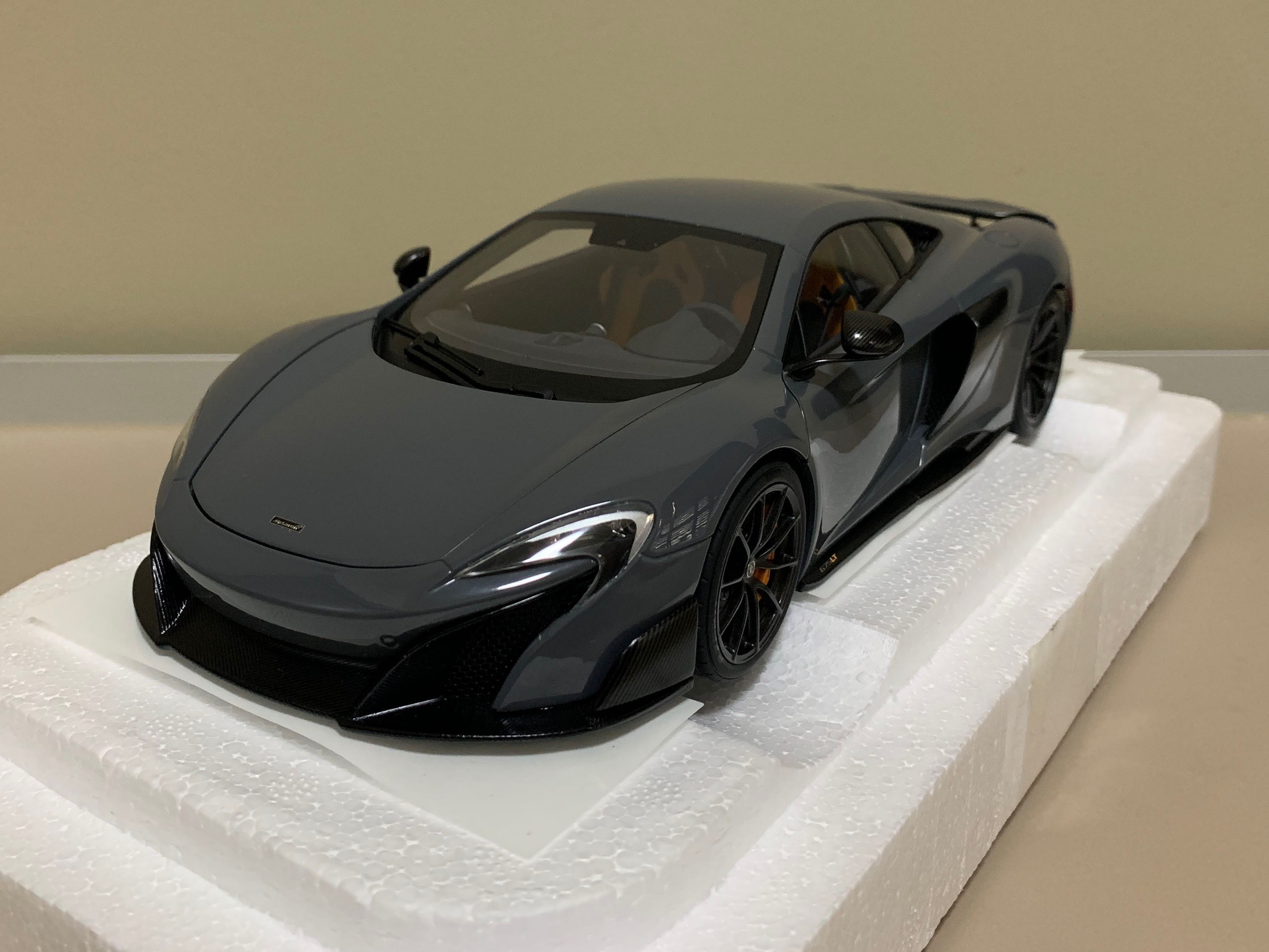 Autoart 1 18 Mclaren 675lt Chicane Grey Toys Games Others On Carousell