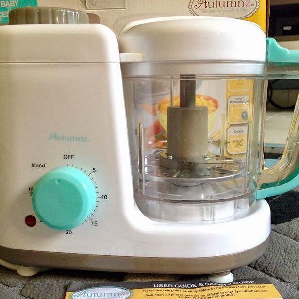 Autumnz 2 in 1 Baby Food Processor Steam Blend