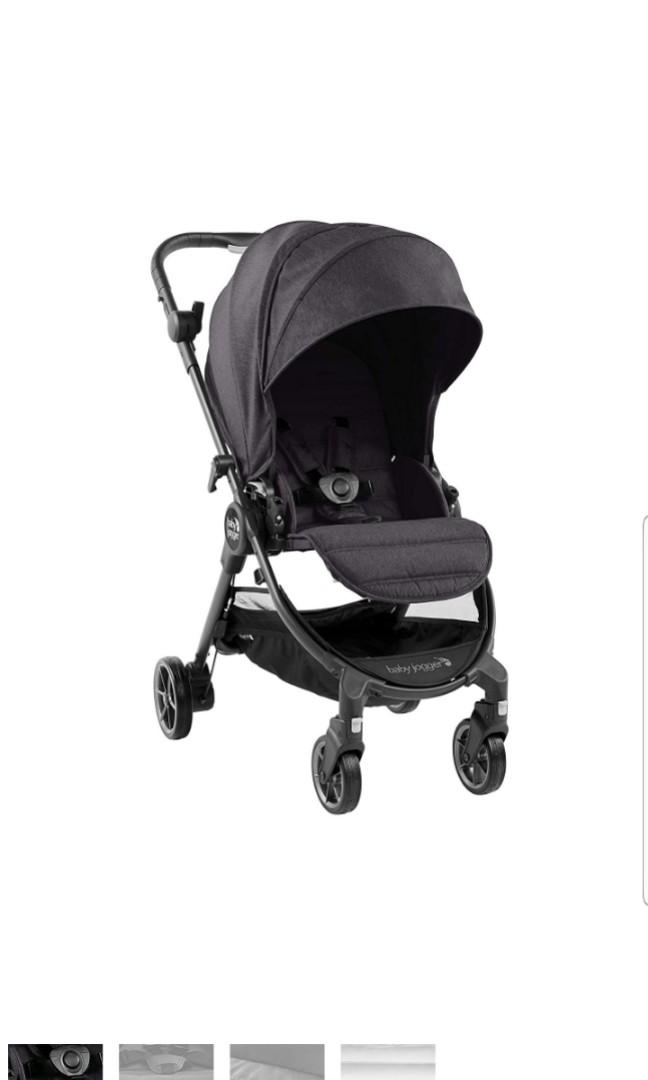 slate grey compact stroller