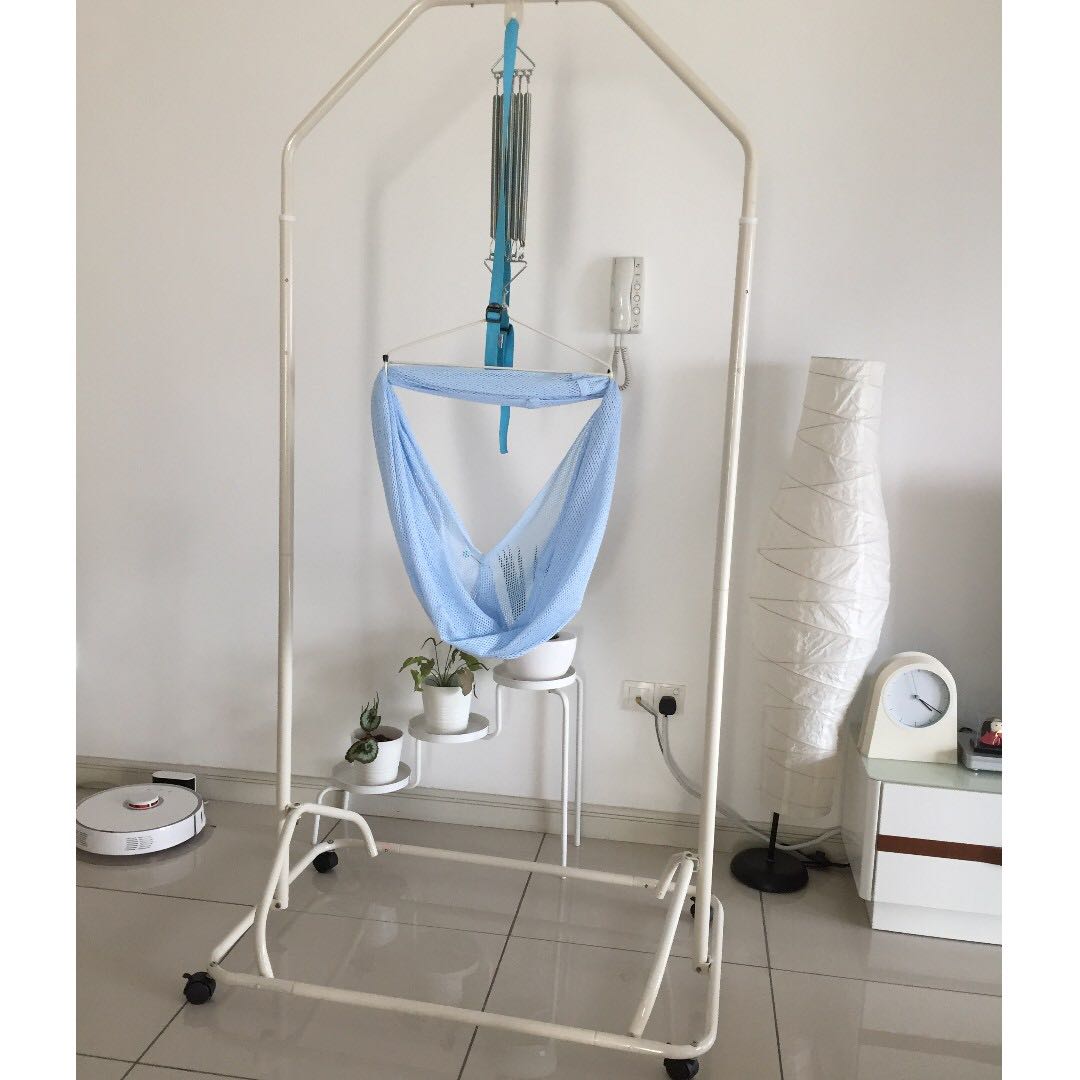 Babylove Cradle Stand Hammock Spring Cot buaian Babies Kids Baby Nursery Kids Furniture Cots Cribs on Carousell