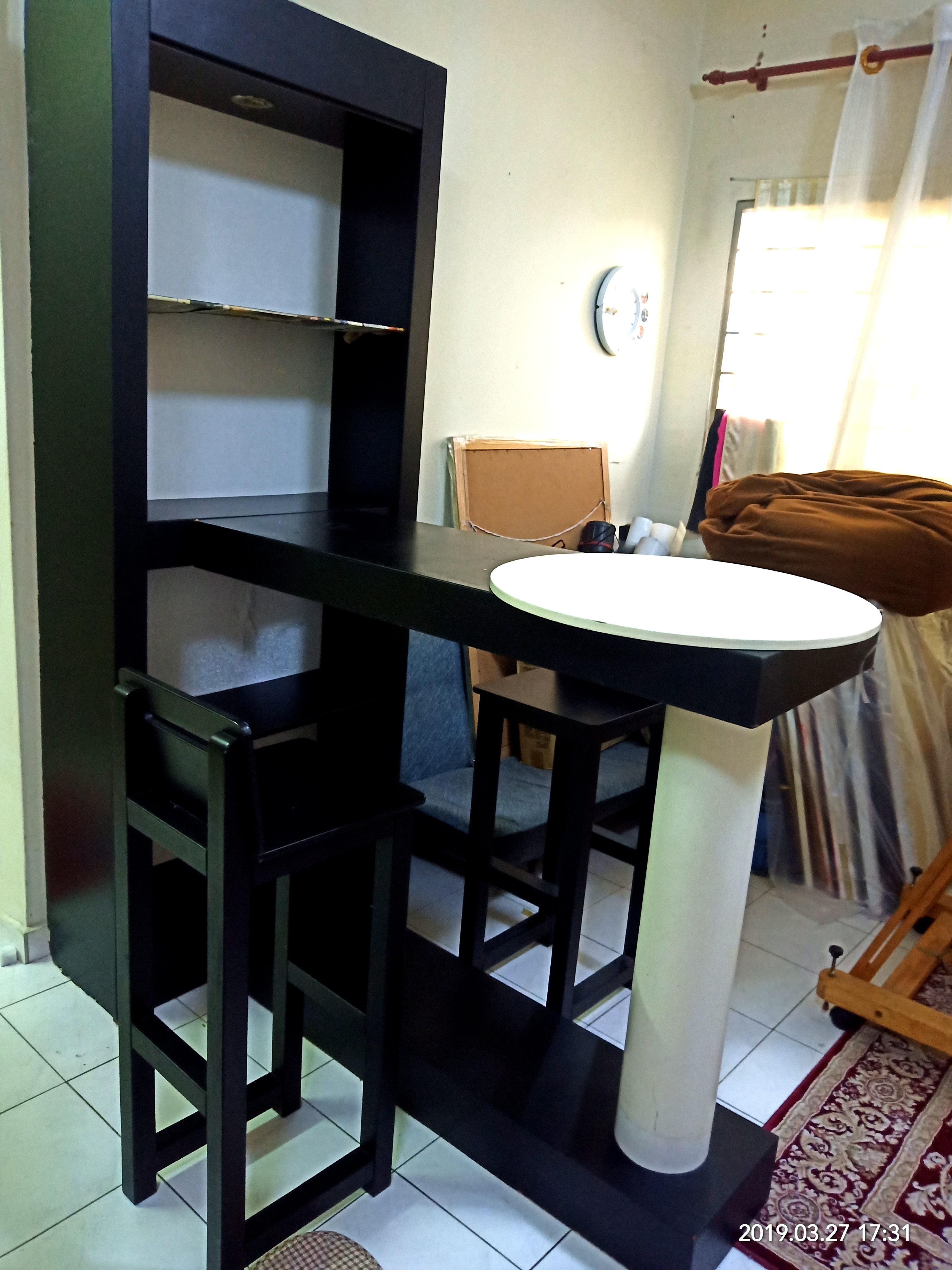 Bar Table Set Modern Design Home Furniture Furniture On Carousell