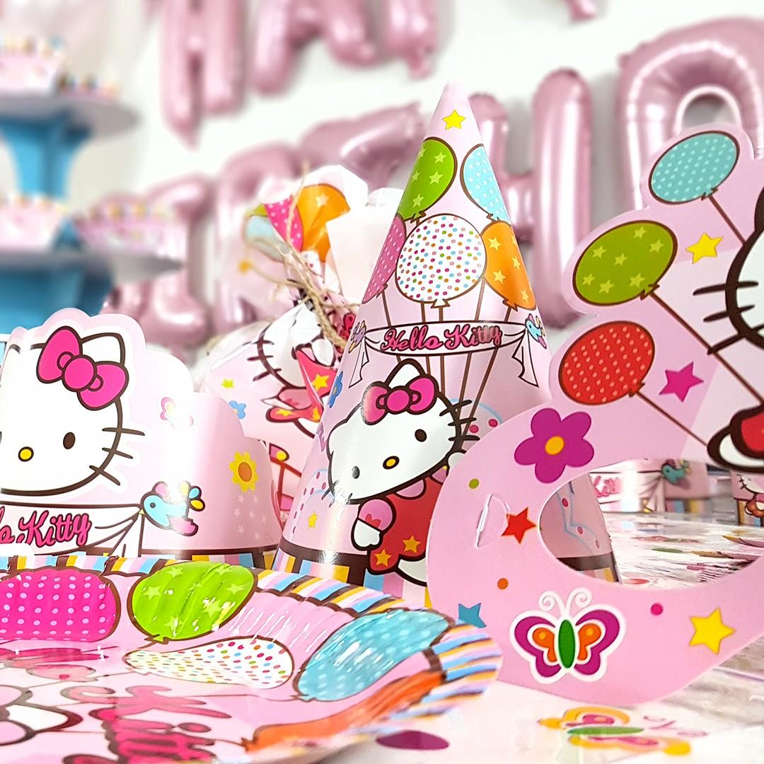 Beautiful Sanrio Hello Kitty Birthday Theme Party Supplies Decor Babies Kids Toys Walkers On Carousell