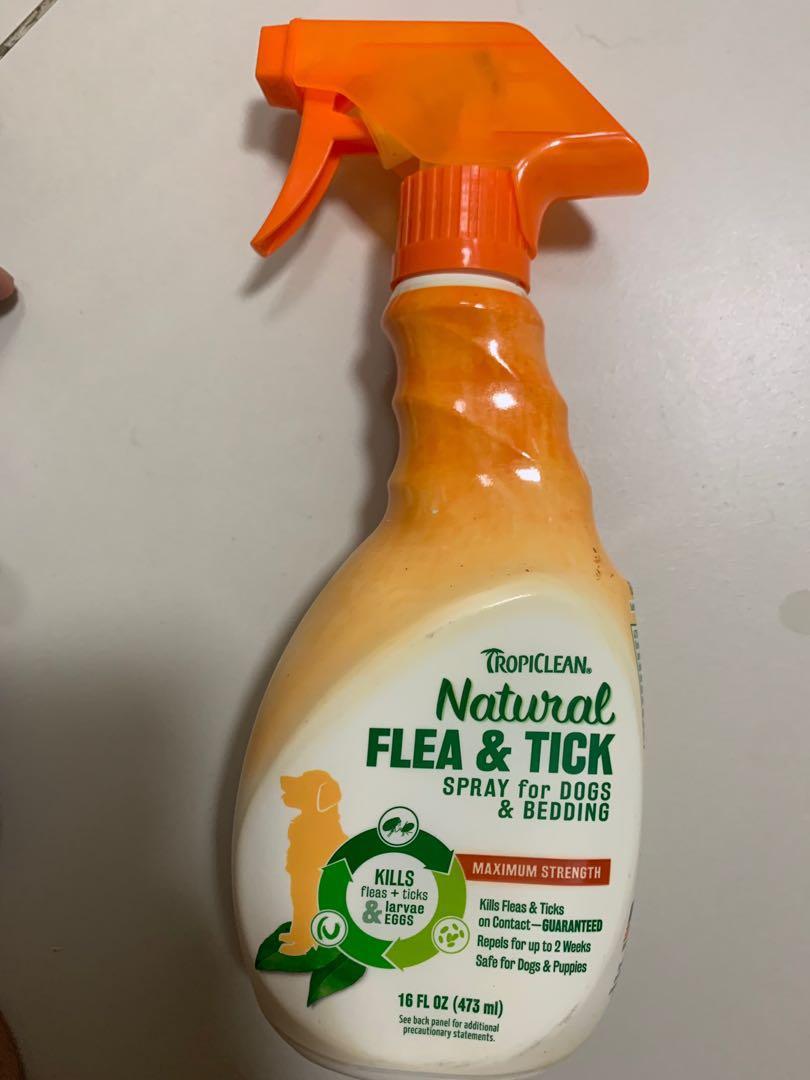 tropiclean flea and tick spray for dogs