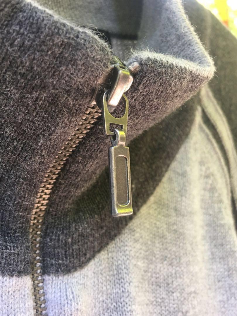 Calvin Klein Full Zip Sweater (Category: Coats, Jackets and Outerwear) located in Bacolod City. Submitted by llcoolbeans (Listing ID 225097797, Image 2). Description: AUTHENTIC. Bought in the US for $80. RFS: Decluttering our closet..
