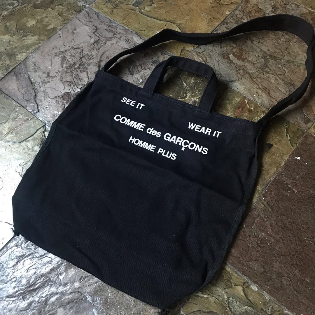 CDG Homme Plus Two Way Tote Bag, Men's Fashion, Bags, Sling Bags 