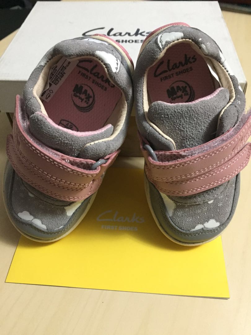 Clarks First Shoes, Babies & Kids, Babies & Kids Fashion on Carousell