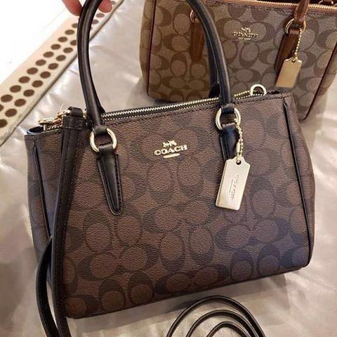 Coach signature surrey sale carryall