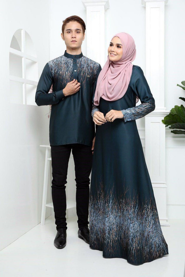 Couple Baju Raya 2019 Women S Fashion Muslimah Fashion On Carousell