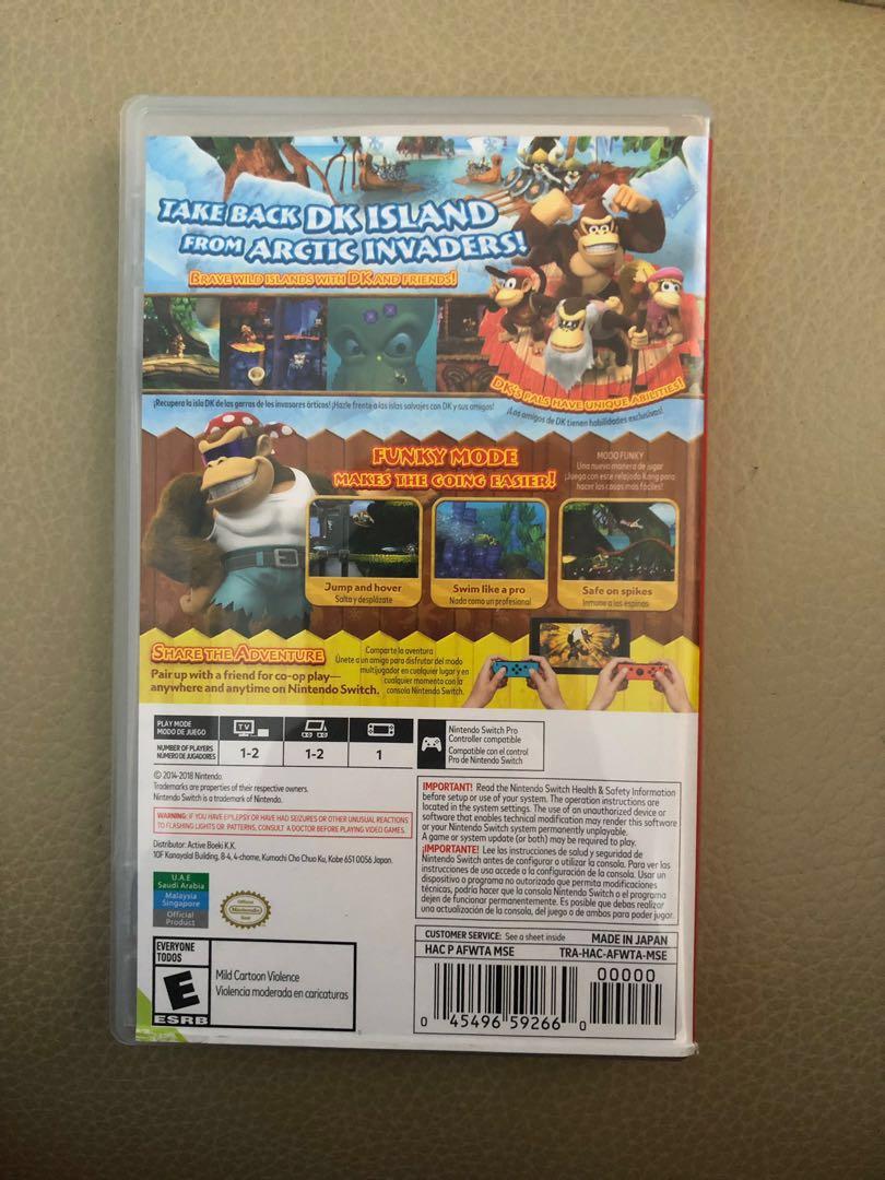 Donkey Kong switch, Video Gaming, Video Games, Nintendo on Carousell