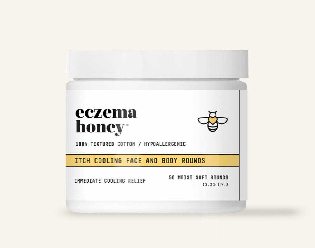 Itch Cooling Face & Body Rounds / Pads [Eczema Honey], Beauty