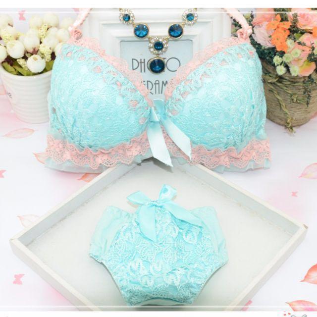 Adore Me Blue Underwired Bra and Panty Set, Women's Fashion, New  Undergarments & Loungewear on Carousell