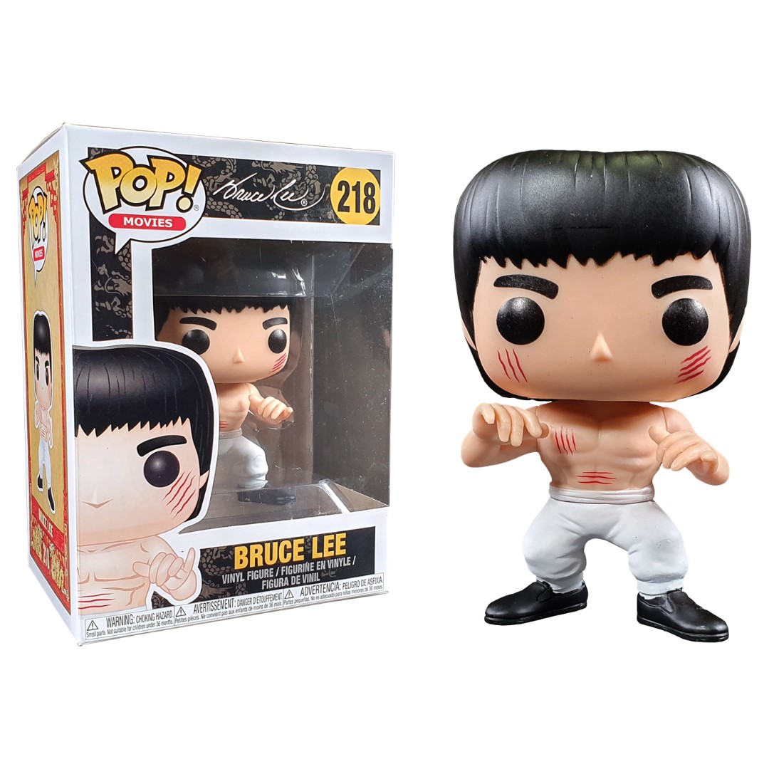 Funk Pop！BRUCE LEE #218 limited Edition Exclusive Label “Mint”With Protector