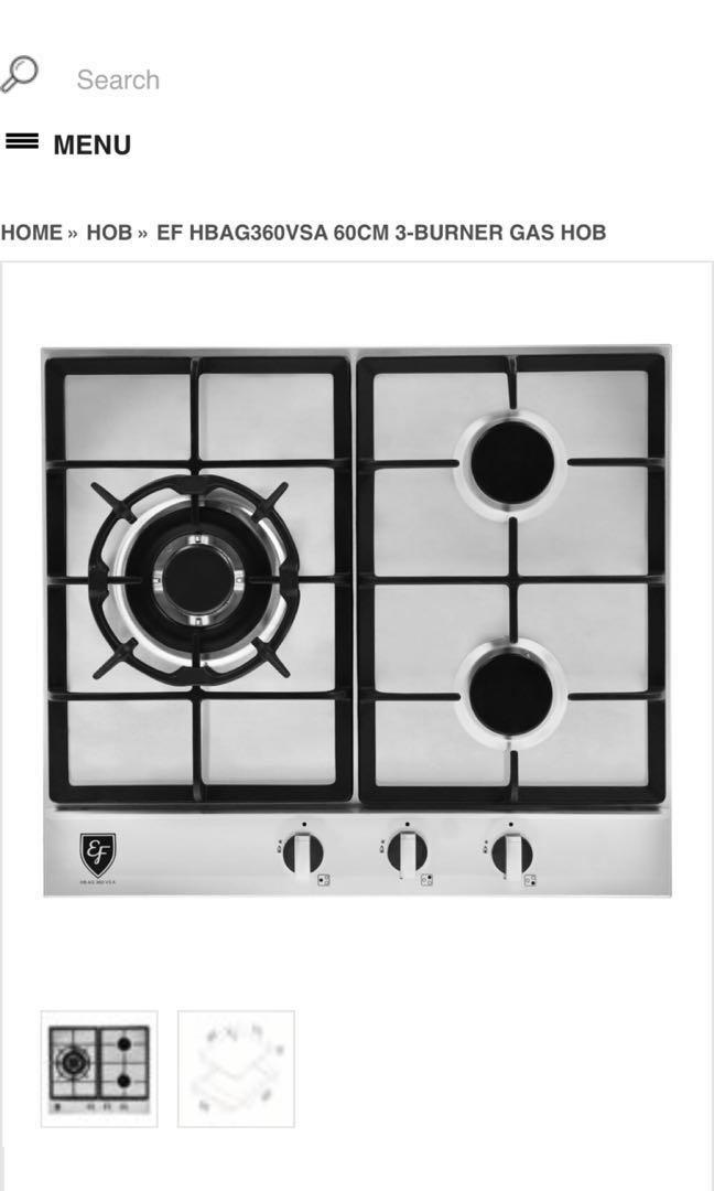 Gas cooker hob, TV & Home Appliances, Kitchen Appliances, Cookers on