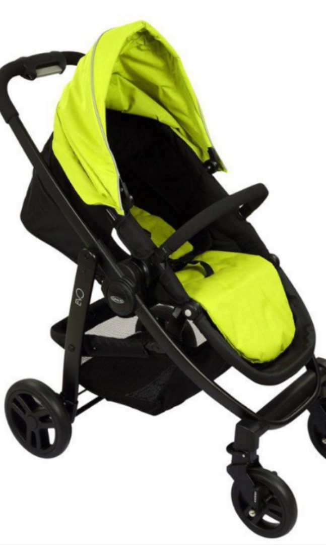 Graco lime green travel system online