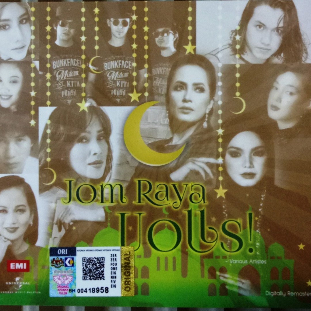 Hari Raya Album - Jom Raya Uolls CD Siti Nurhaliza Ella Bunkface M ...