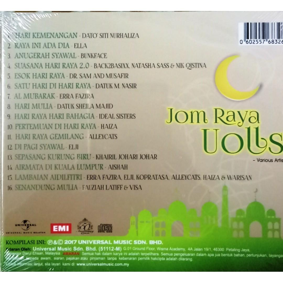 Hari Raya Album - Jom Raya Uolls CD Siti Nurhaliza Ella Bunkface M ...