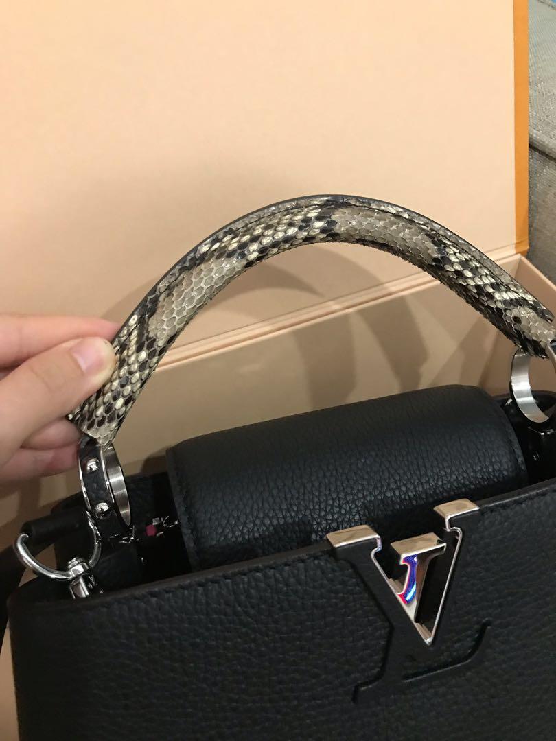 Louis Vuitton LV Capucines BB Snake Skin Handle – allprelovedonly