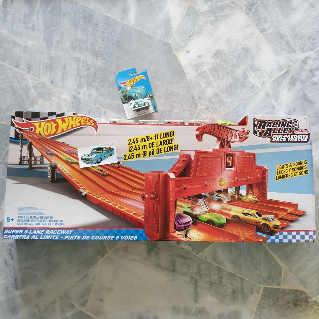 Hot wheels clearance super 6 lane