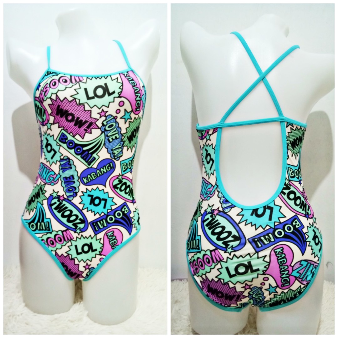 Joe Boxer One Piece Swim Suit, Women's Fashion, Swimwear, Bikinis