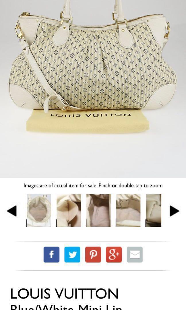 Louis Vuitton Mini Lin Croisette Marina, Barang Mewah, Tas & Dompet di  Carousell