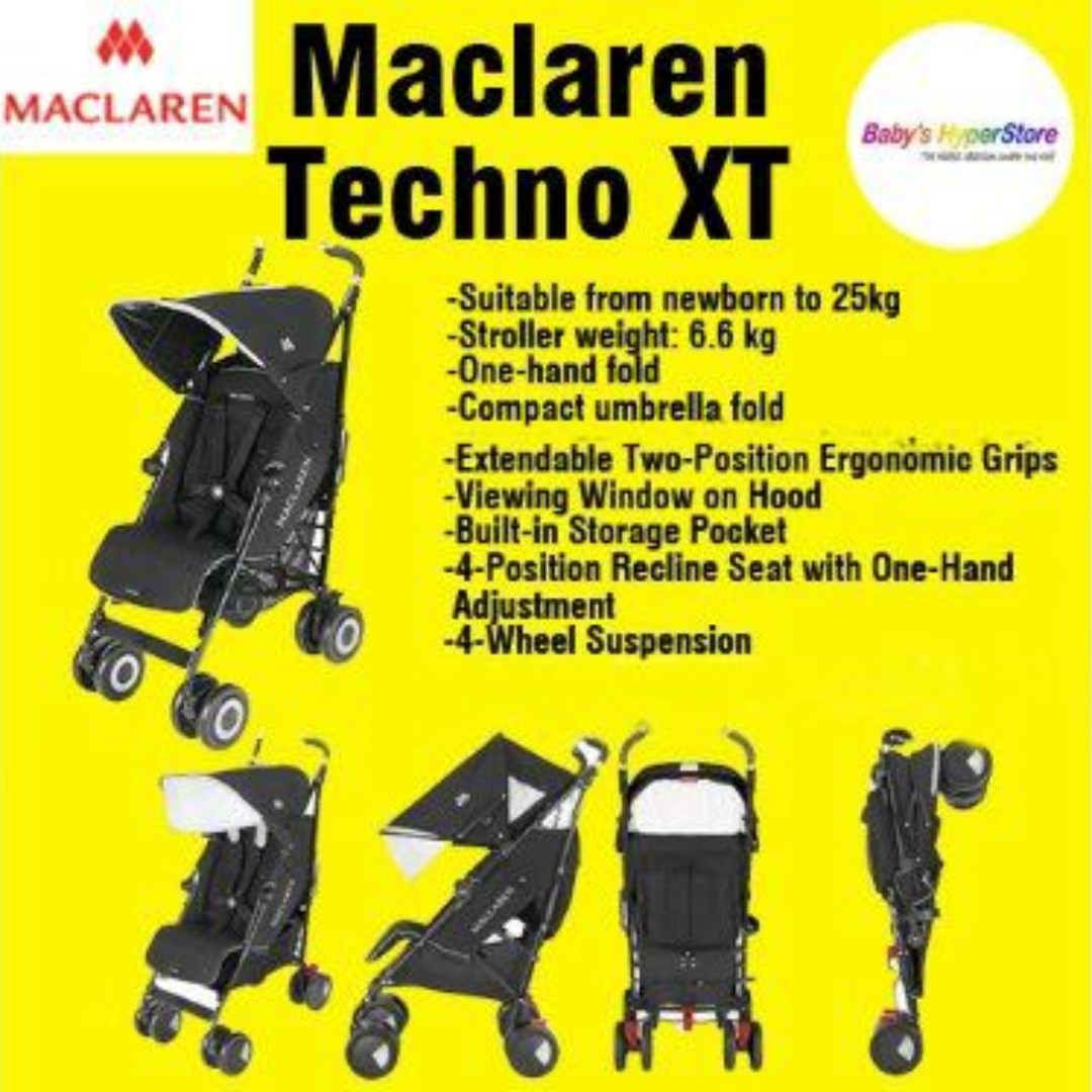 maclaren techno xt weight kg