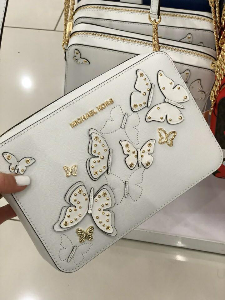 mk butterfly wallet